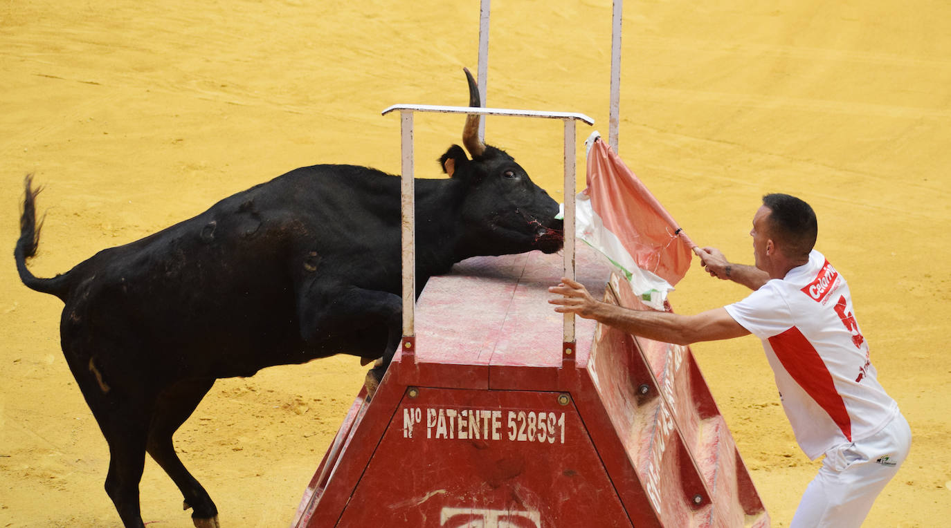 Fotos: Animación y saltos en las vaquillas del martes