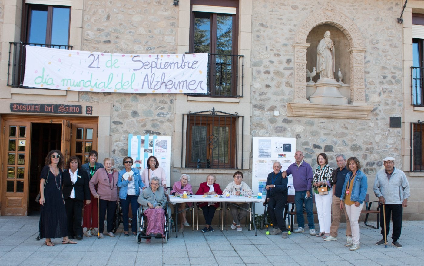 El hospital hizo 'visible' el alzheimer con diversos actos'