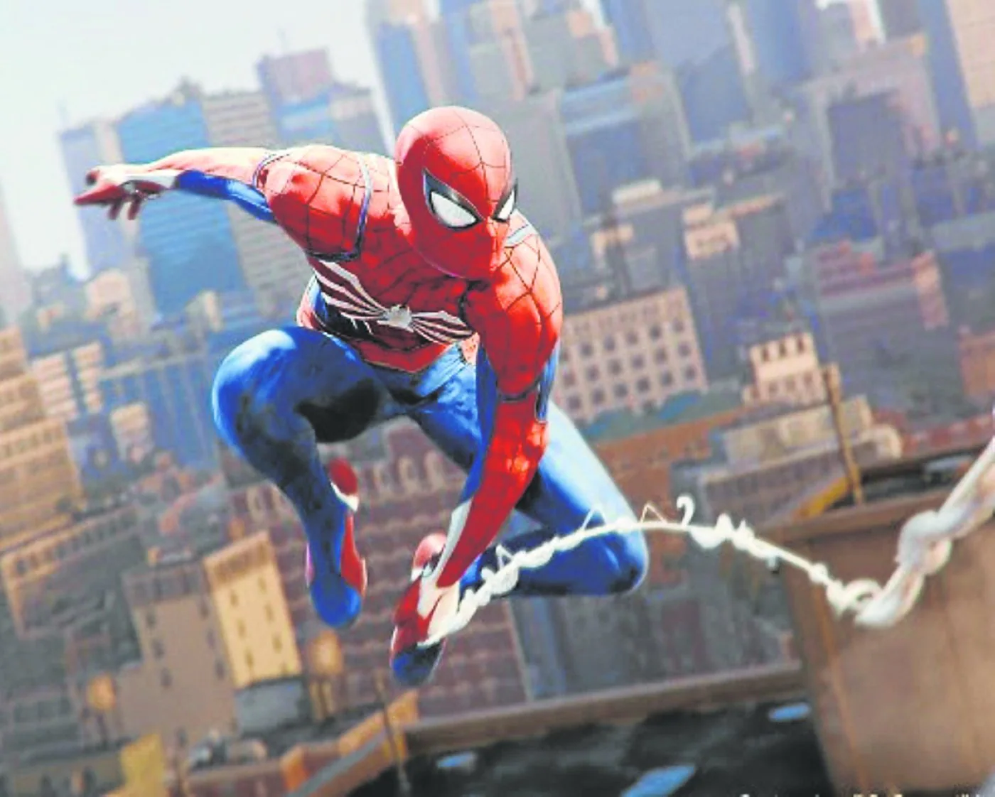 Uno de los atractivos del título es la fluidez de los movimientos de 'Spiderman' con la telaraña. 