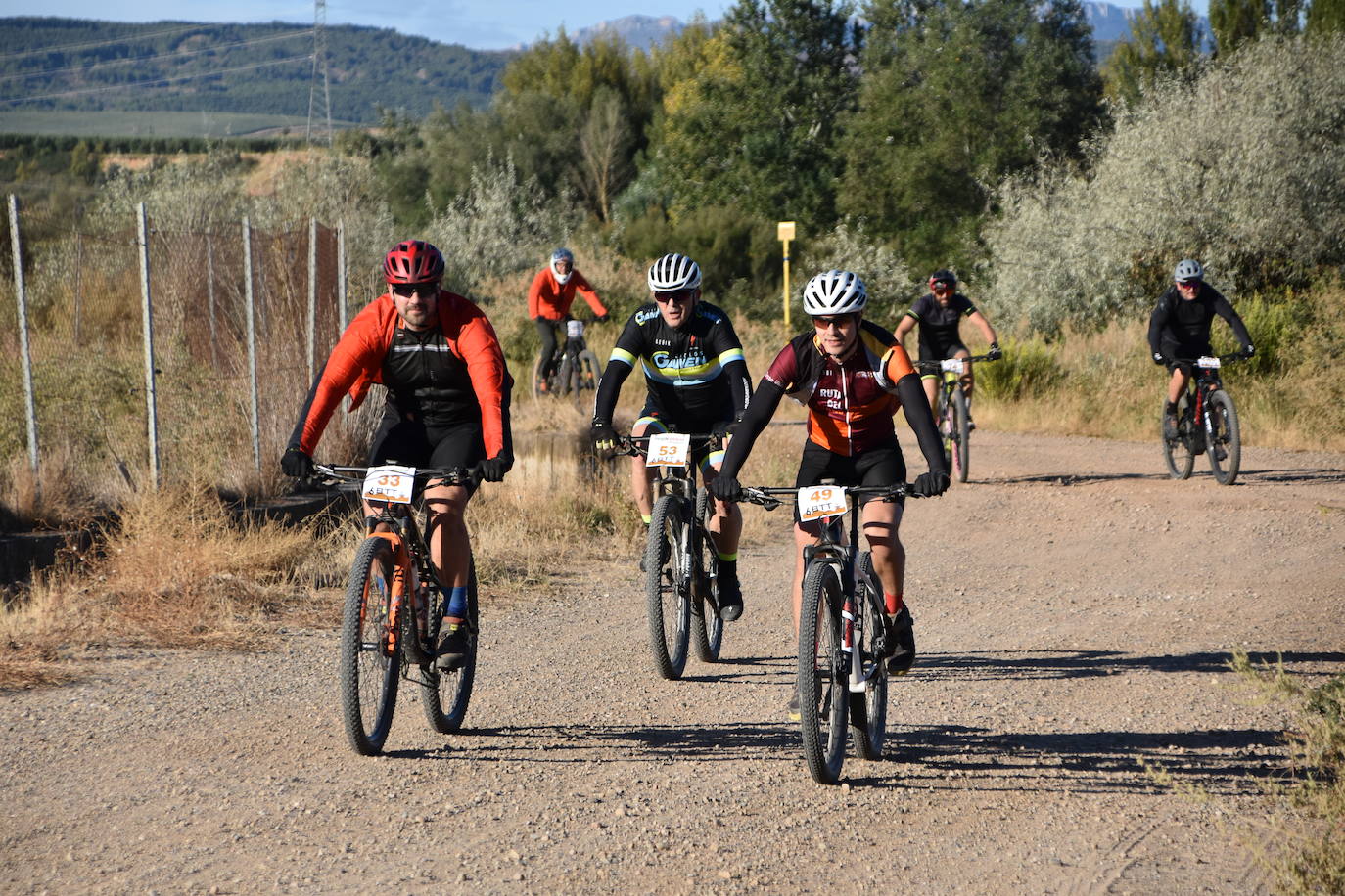 Fotos: Cruz y Narciso se llevan la BTT de la Peña Calagurritana