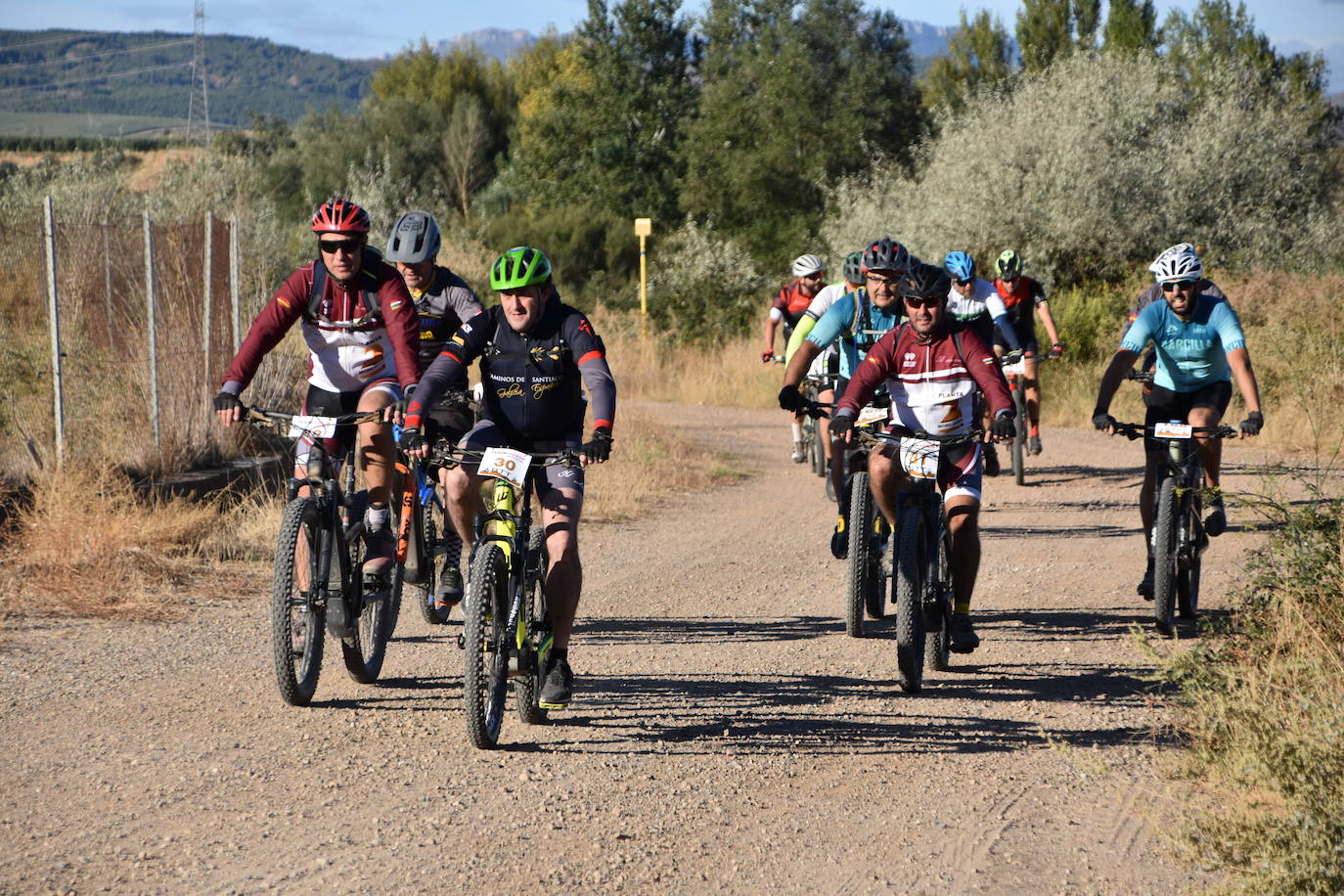 Fotos: Cruz y Narciso se llevan la BTT de la Peña Calagurritana