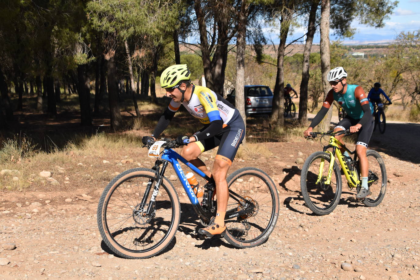 Fotos: Cruz y Narciso se llevan la BTT de la Peña Calagurritana