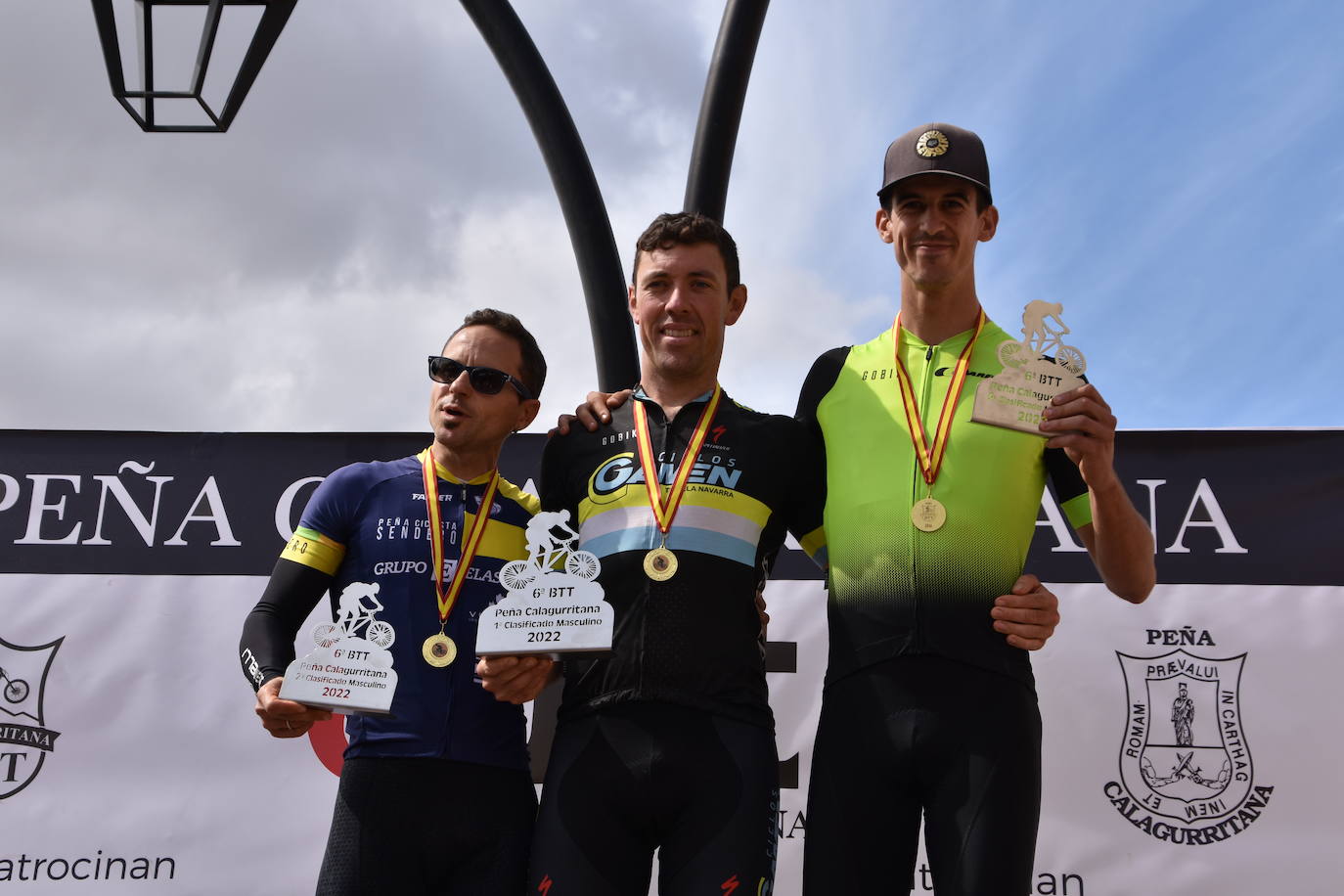 Fotos: Cruz y Narciso se llevan la BTT de la Peña Calagurritana