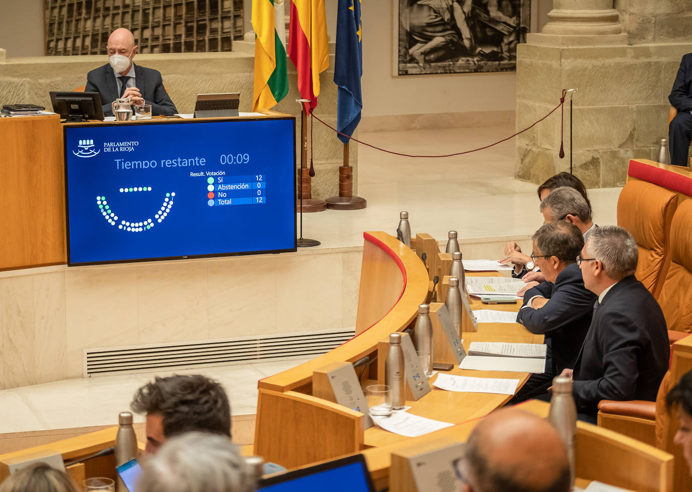 Fotos: El Pleno del Parlamento de hoy, en imágenes