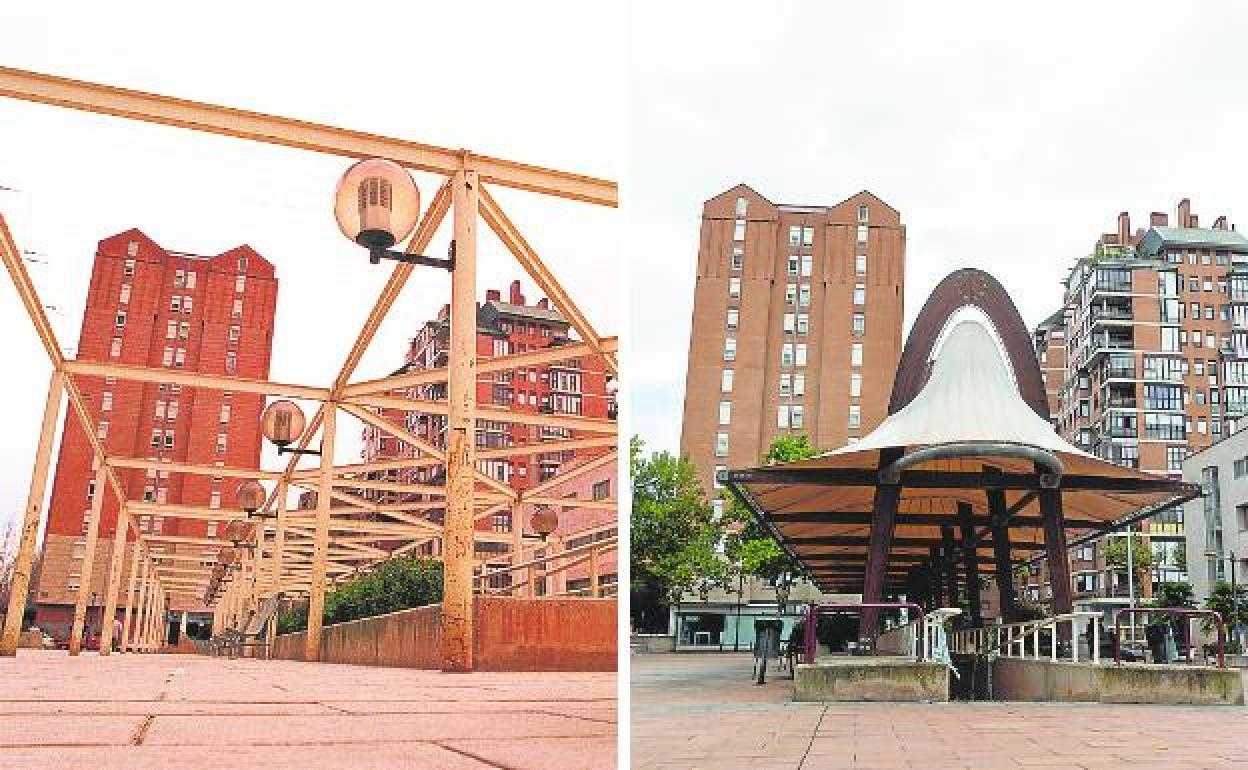 La Alhóndiga y su pérgola