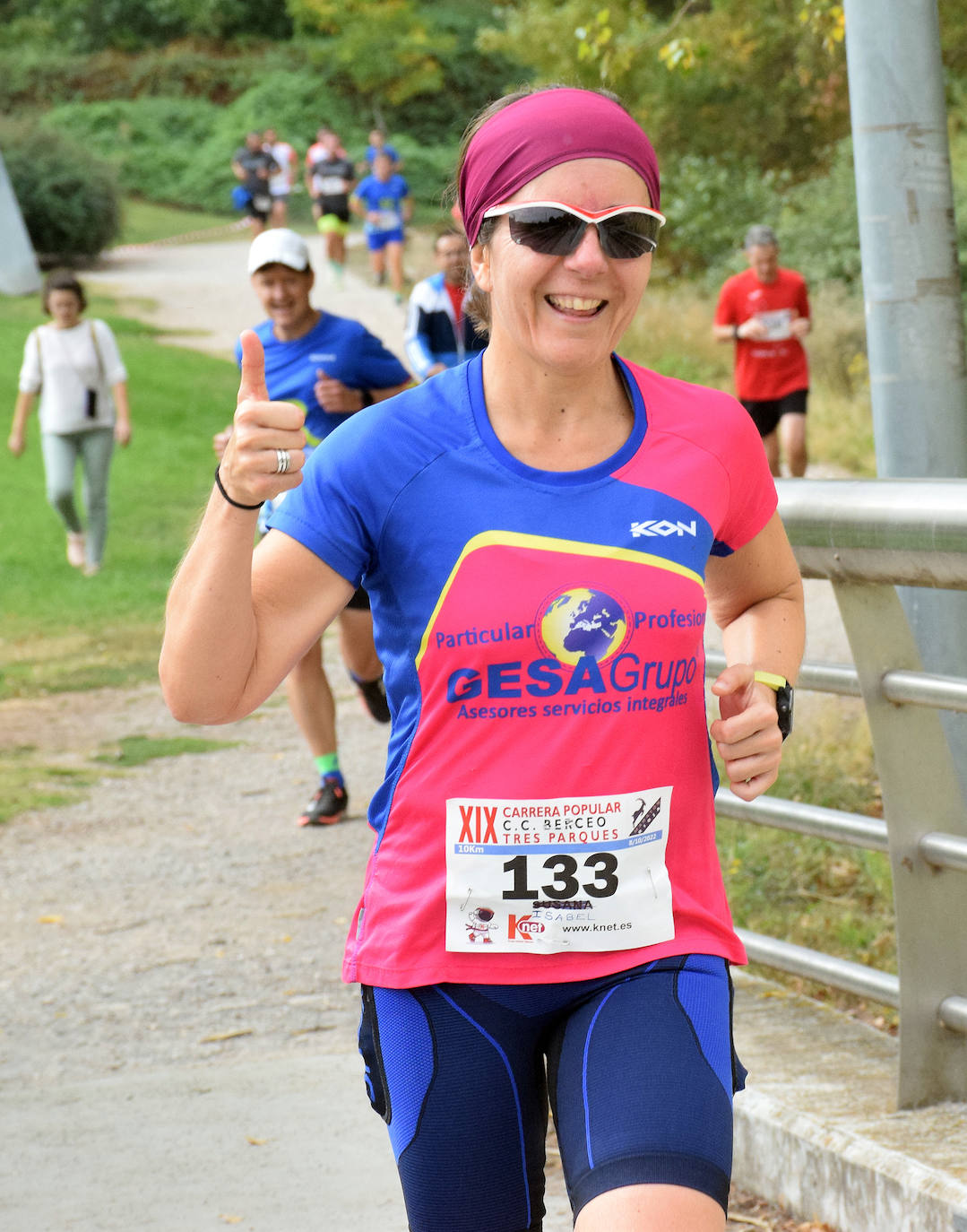 Fotos: Cuatrocientos atletas en la Carrera Tres Parques