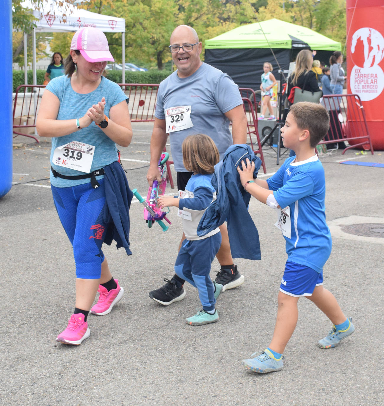 Fotos: Cuatrocientos atletas en la Carrera Tres Parques