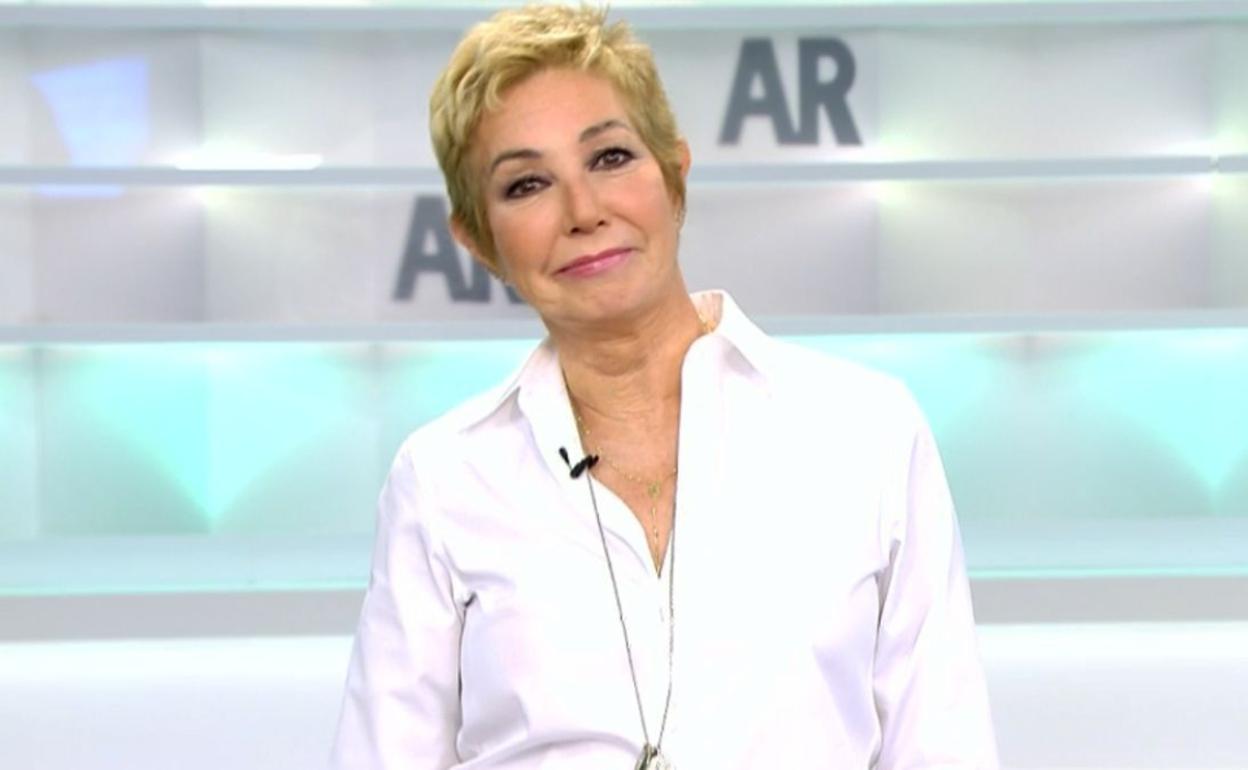 Ana Rosa, durante el programa del lunes.