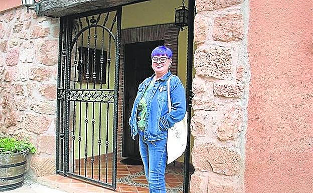 Inmaculada Villar, en Camprovín. 