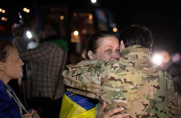 Fotos: Más de 100 mujeres ucranianas liberadas en un intercambio de prisioneros