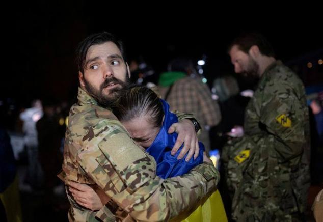 Fotos: Más de 100 mujeres ucranianas liberadas en un intercambio de prisioneros