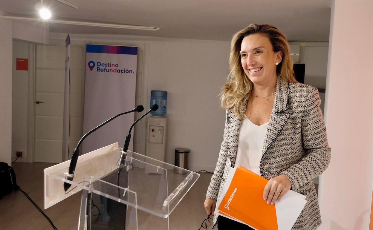 La diputada de Ciudadanos Belinda León