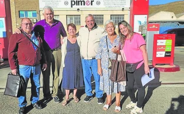 Los Herrero argentinos conocieron a sus primos Julia, Benita y Pablo.