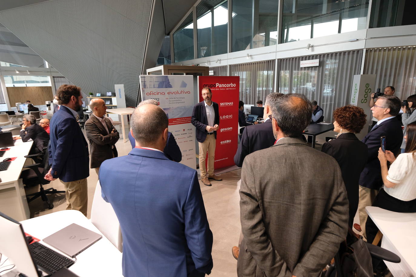 José Luis Pancorbo, durante la presentación de 'Oficina Evolutiva'. 