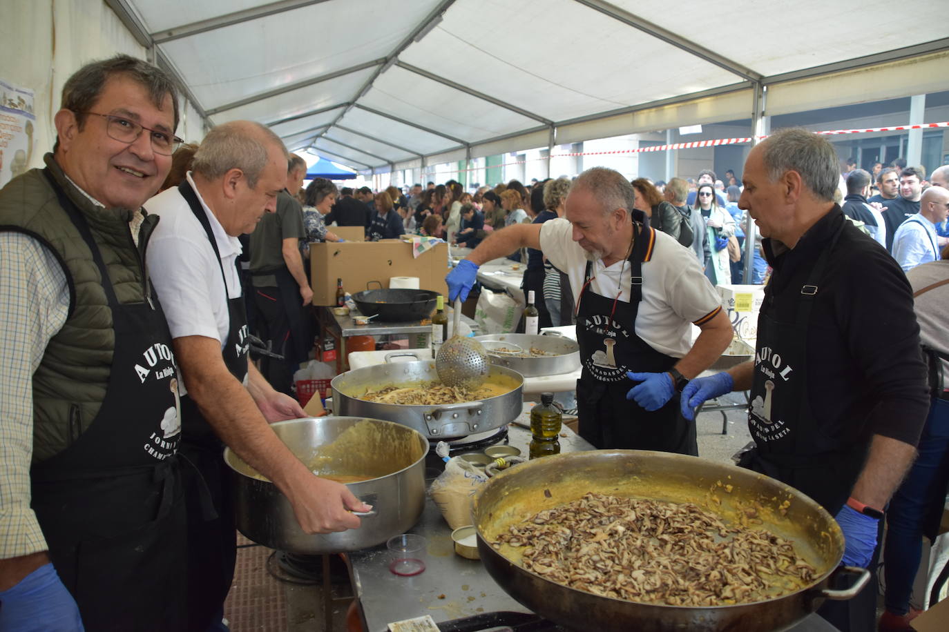 Fotos: Degustaciones y cocina en directo en las Jornadas de la seta y el champiñón en Autol