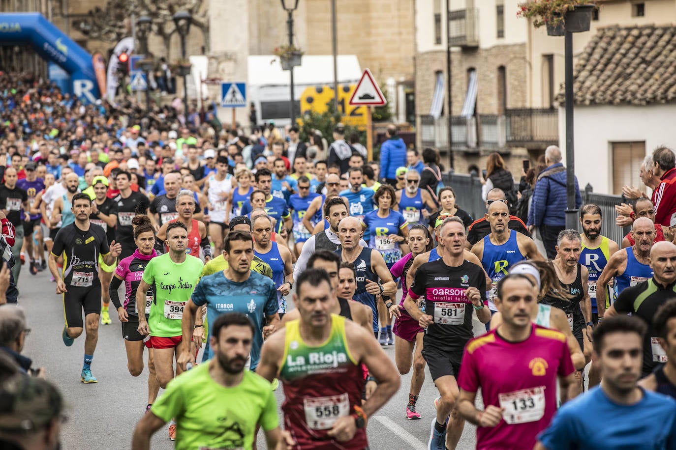 Fotos: Rubio y Castán vencen en una Enre Viñedos que ha reunido a 700 atletas en Cenicero