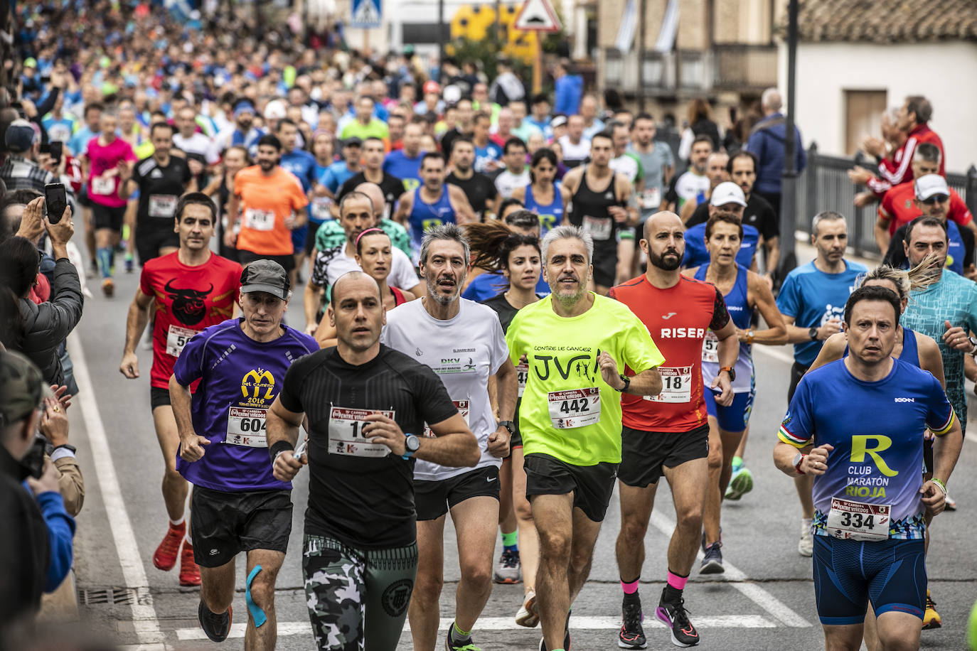 Fotos: Rubio y Castán vencen en una Enre Viñedos que ha reunido a 700 atletas en Cenicero