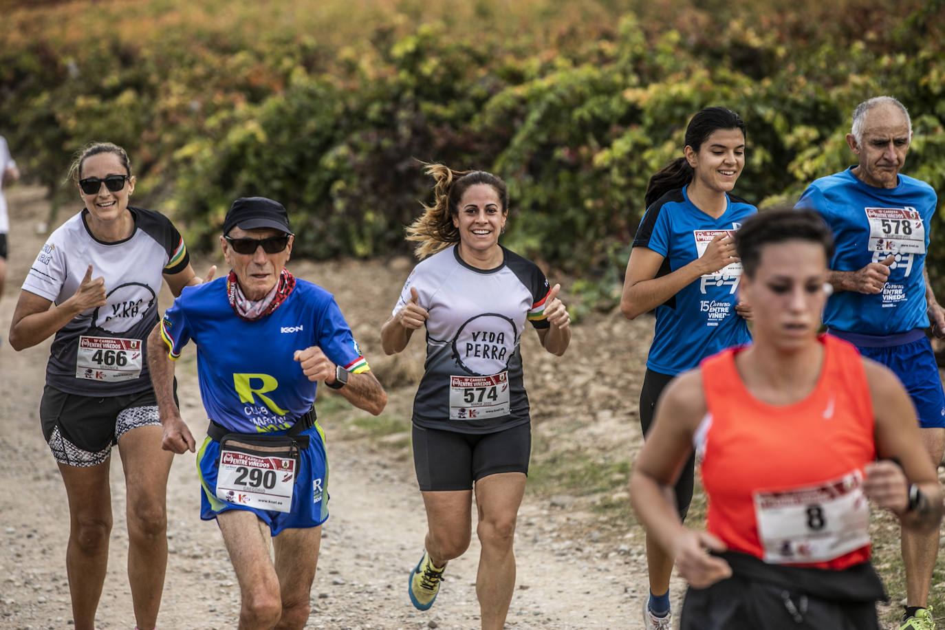 Fotos: Atletas entre las viñas