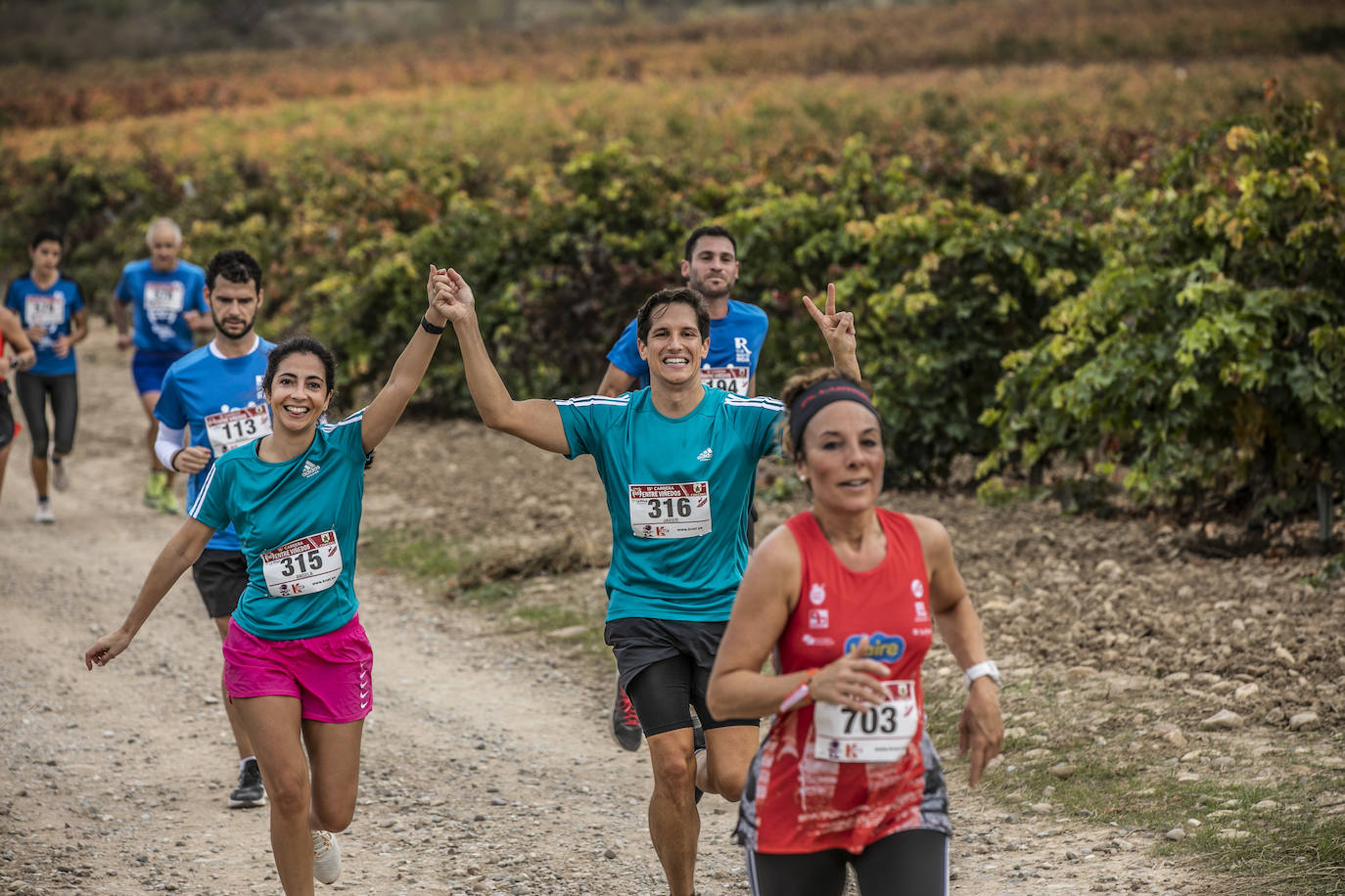 Fotos: Atletas entre las viñas