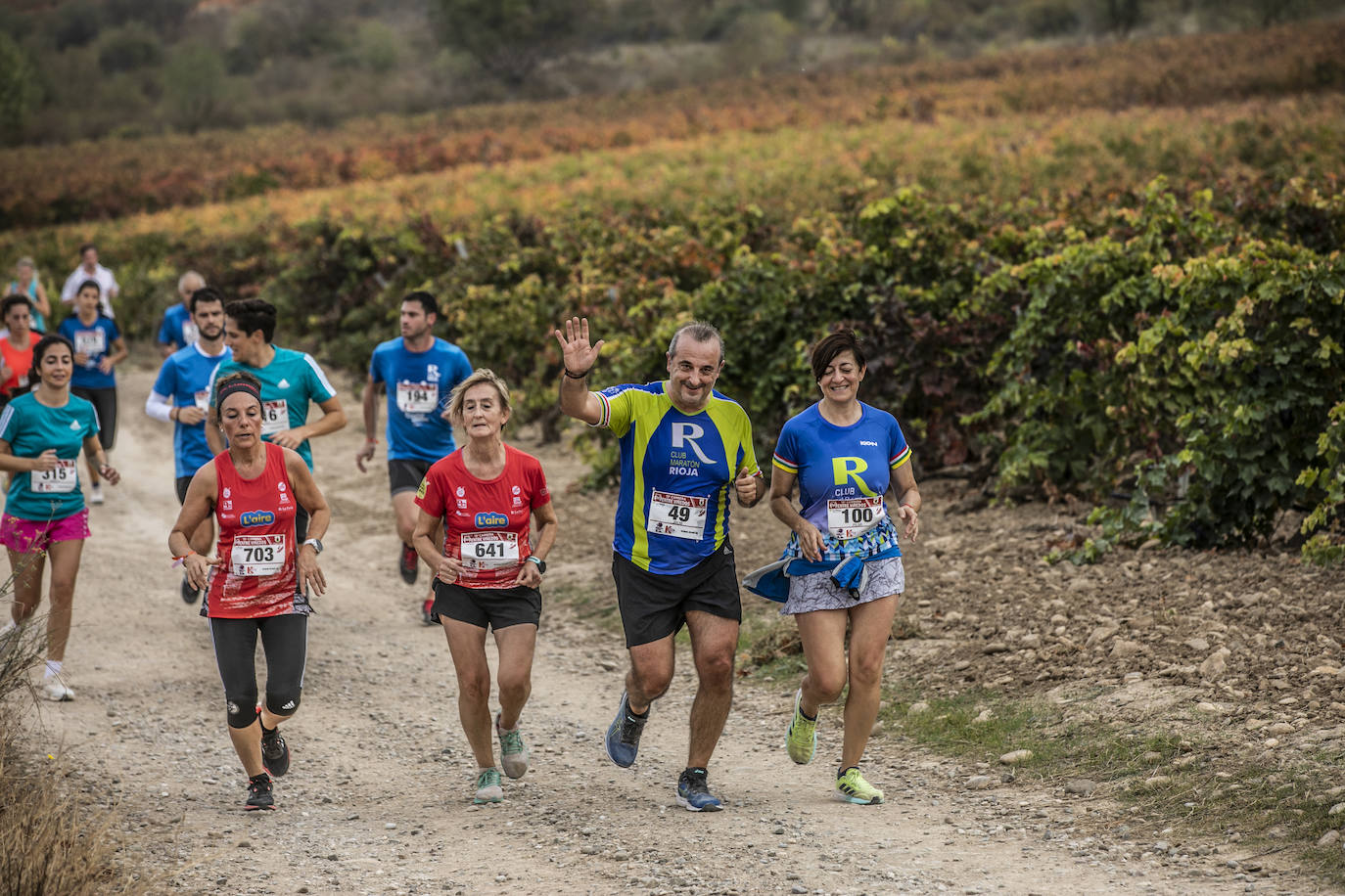 Fotos: Atletas entre las viñas