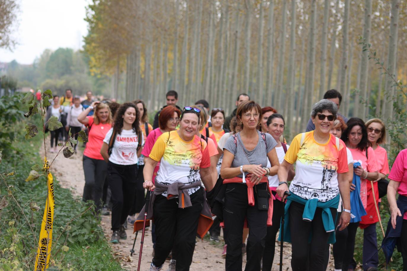 Fotos: Visita al Valle de la Lengua: doscientas personas recorren el Camino Real entre Nájera y San Millán de la Cogolla