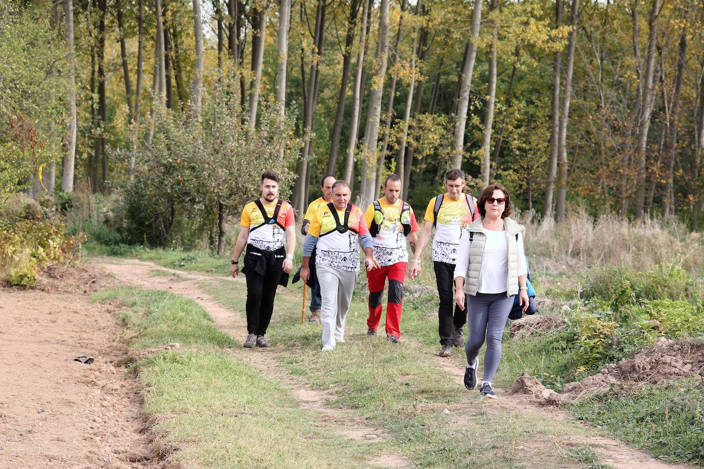 Fotos: Visita al Valle de la Lengua: doscientas personas recorren el Camino Real entre Nájera y San Millán de la Cogolla