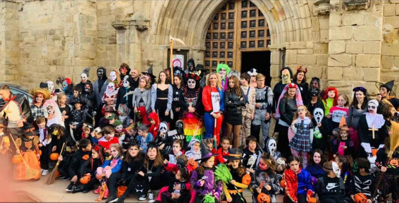 Tarde noche de ánimas, diversión y miedo en Grañón