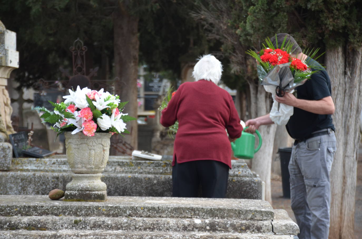 Mañana en el cementerio de Calahorra