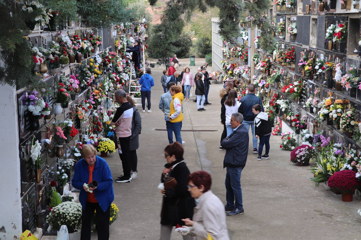 Visita al cementerio de Arnedo.