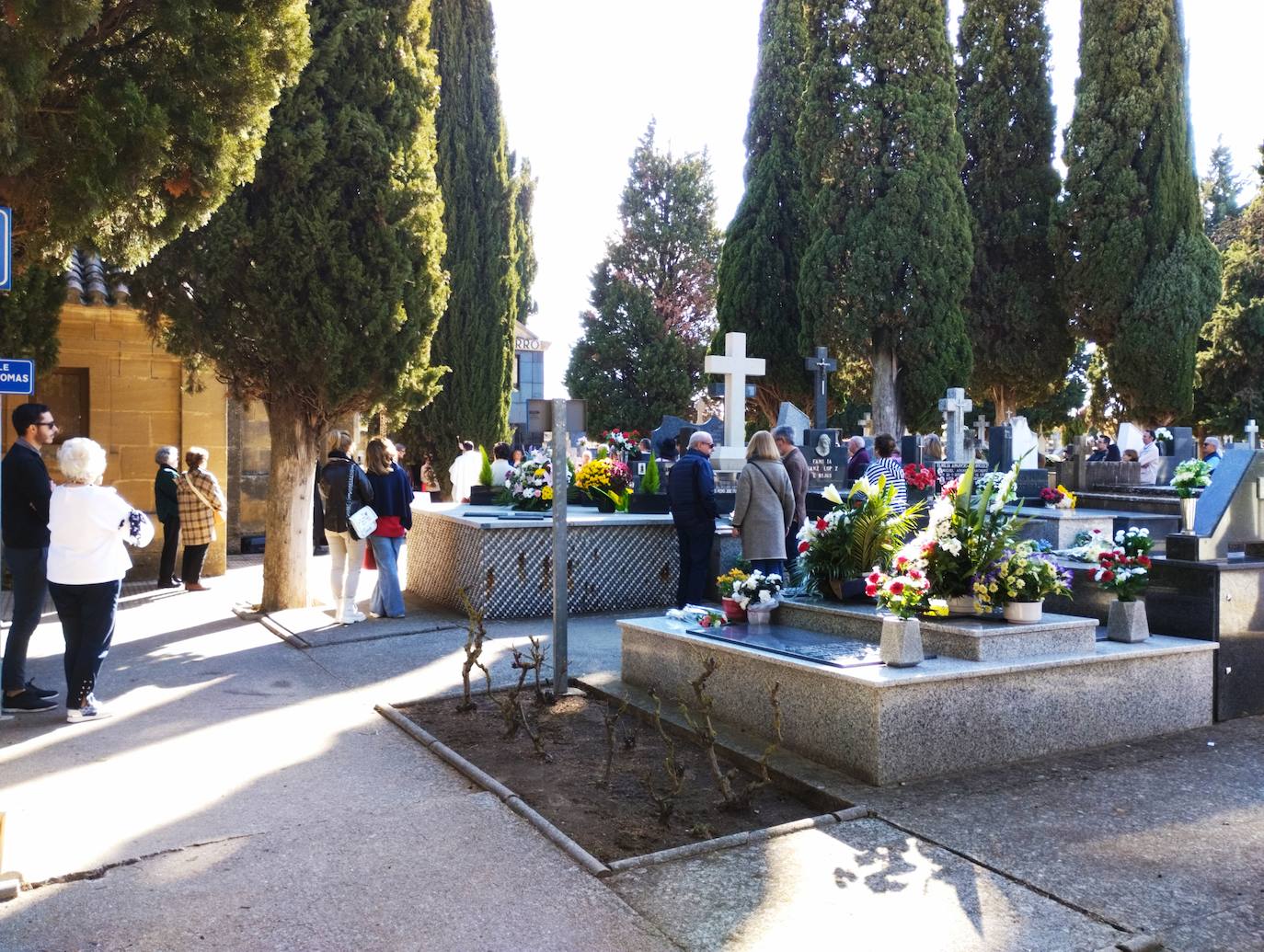 Vista del cementerio de Haro