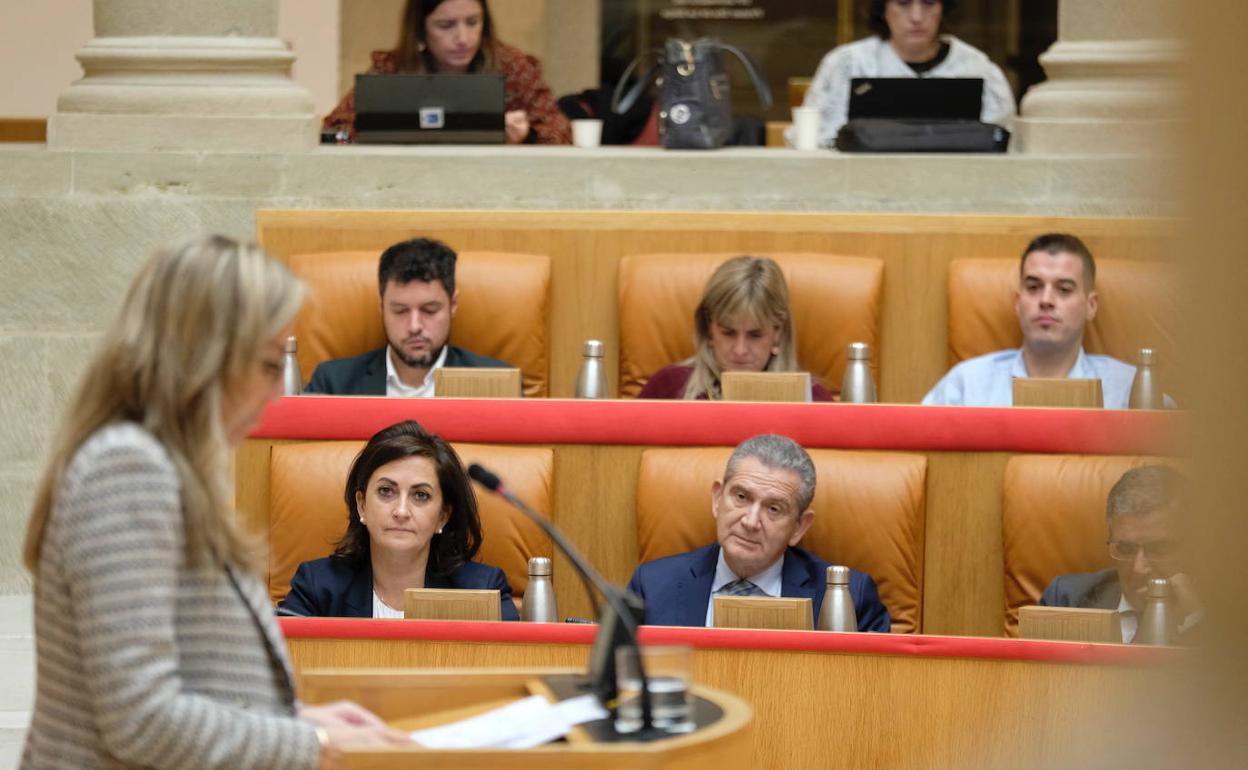 Pleno del Parlamento de La Rioja. 