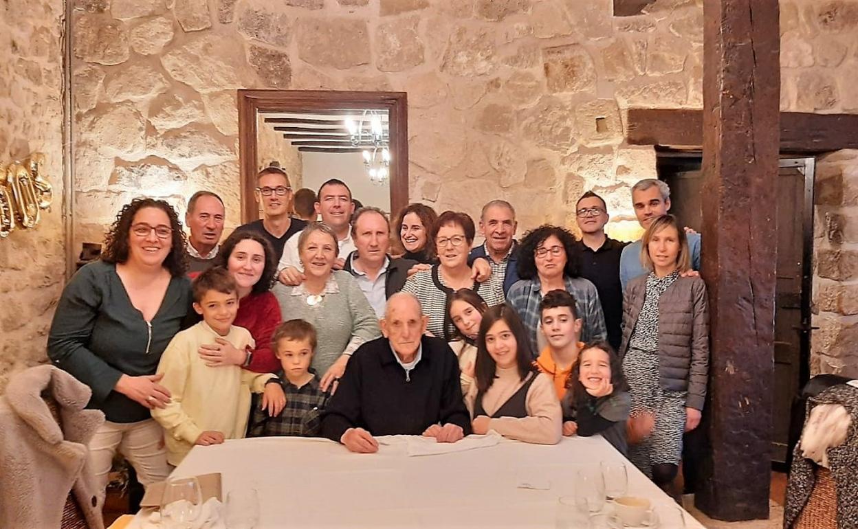 Martín Barrasa y su familia. 