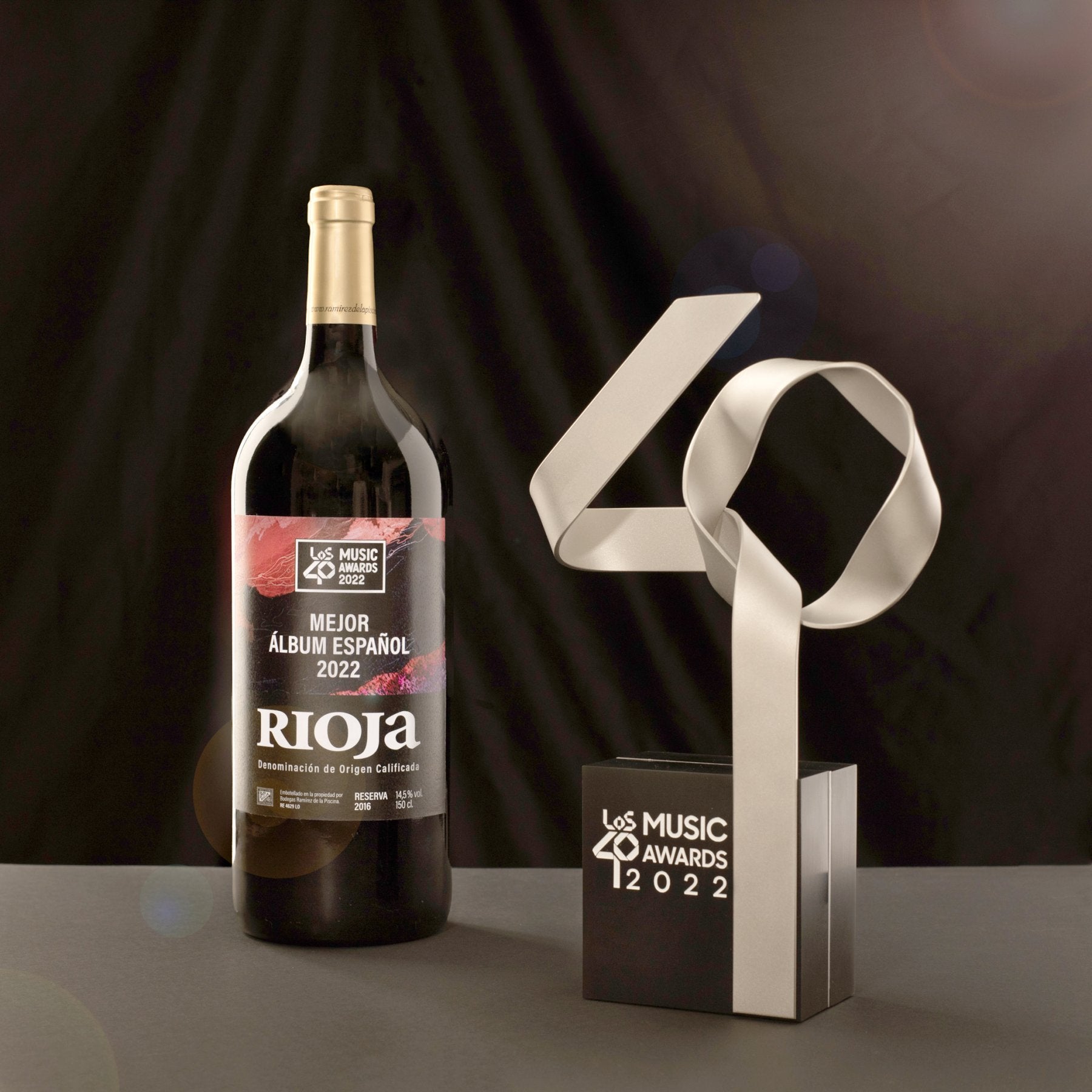 La DOCa patrocinó uno de los premios de la gala de Los 40. 