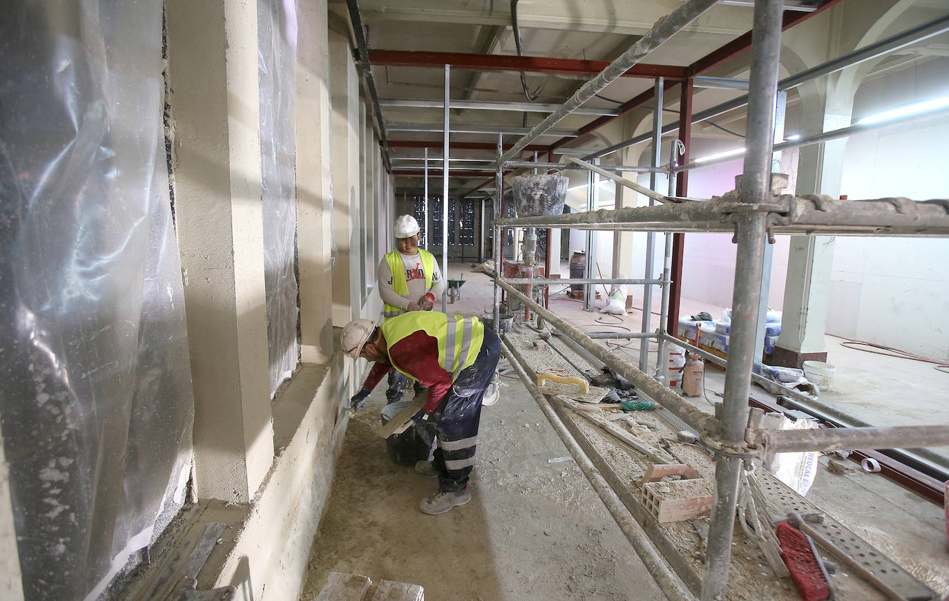 Fotos: Las obras en el Mercado de San Blas