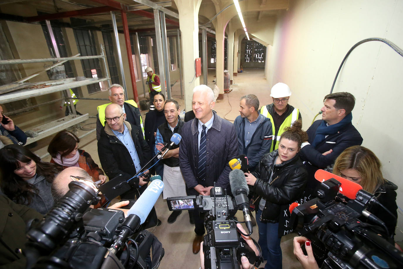 Fotos: Las obras en el Mercado de San Blas