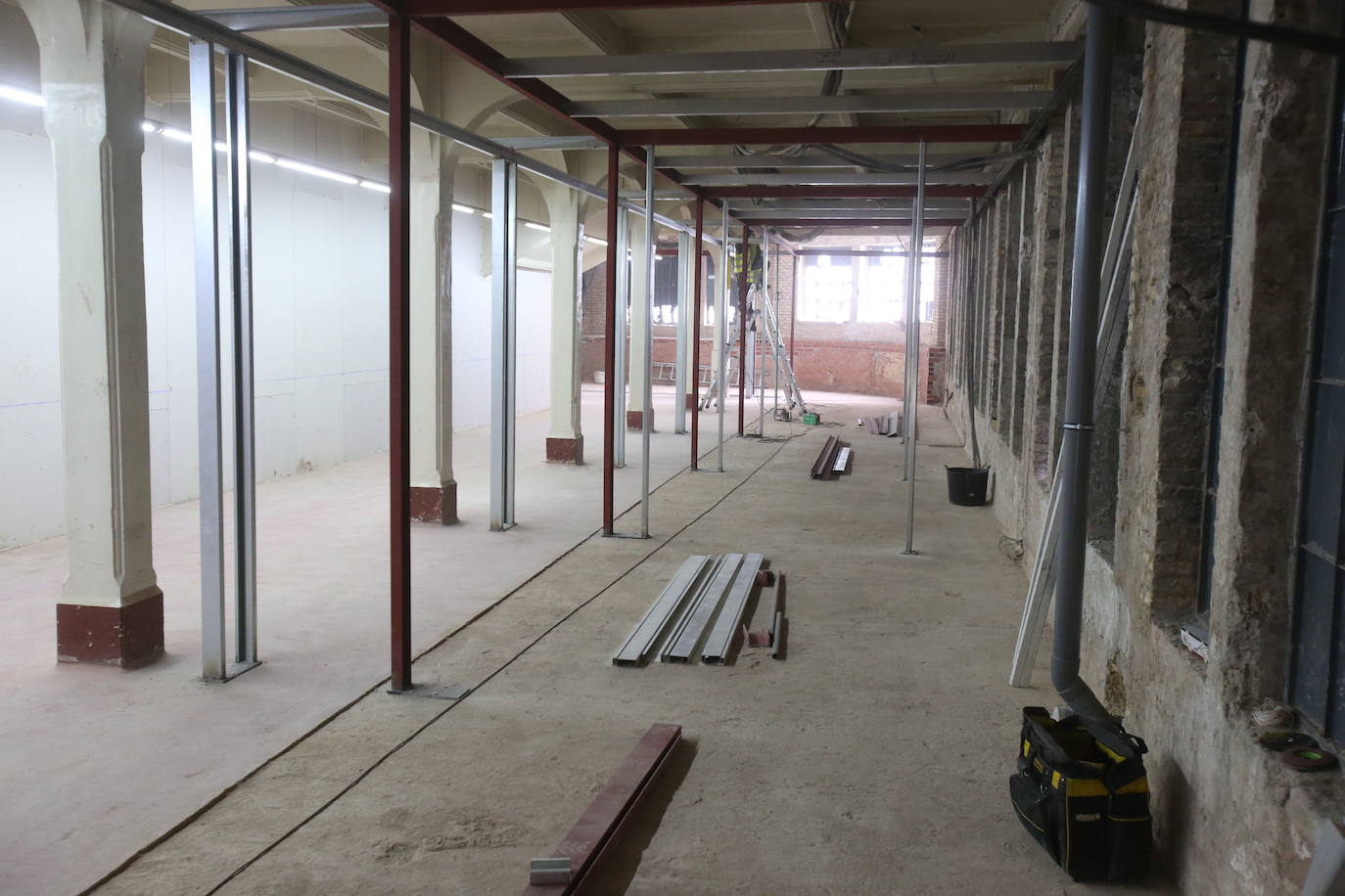 Fotos: Las obras en el Mercado de San Blas