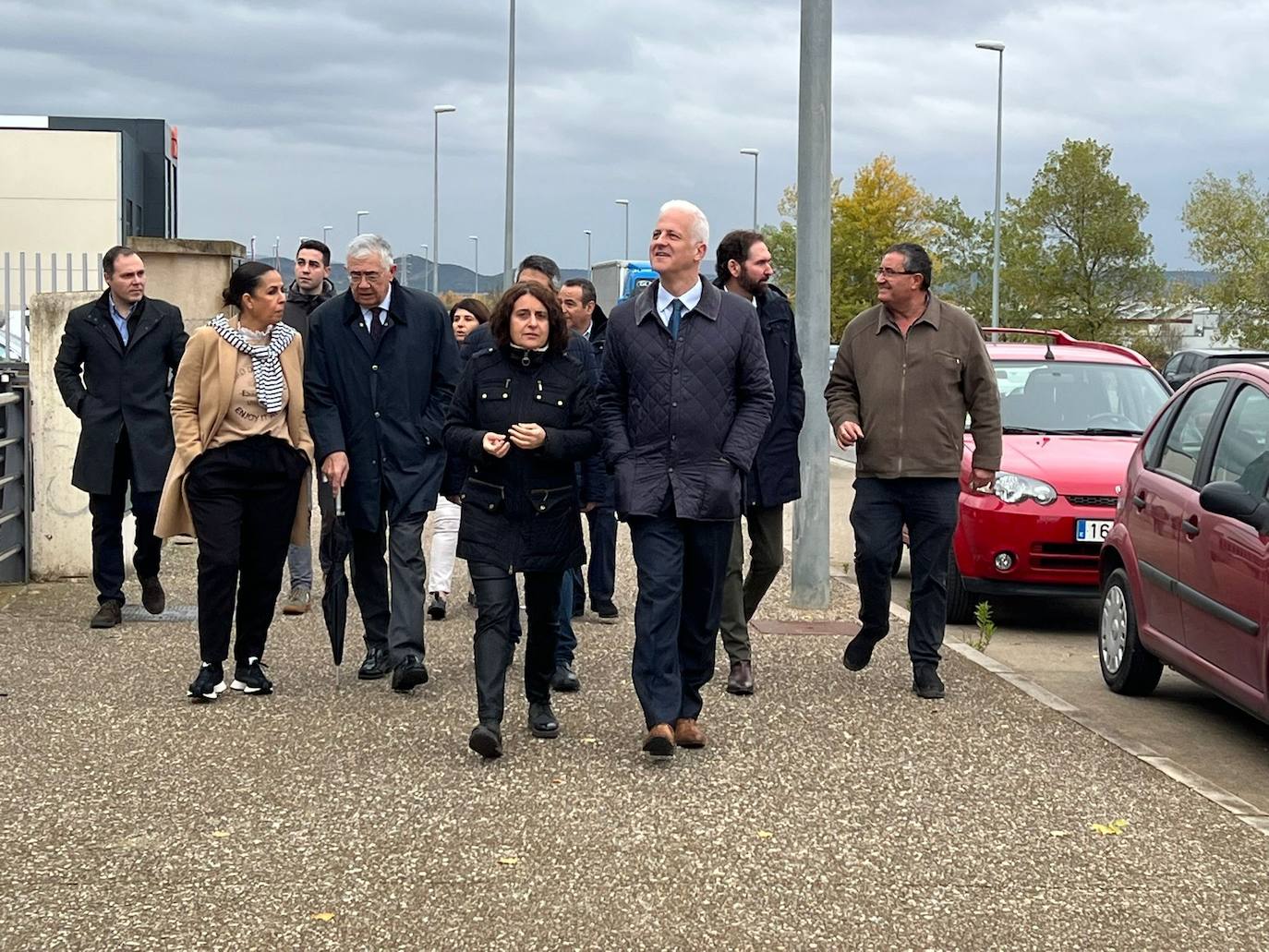 Visita a los terrenos que el Ayuntamiento de Logroño va a poner en el mercado. 