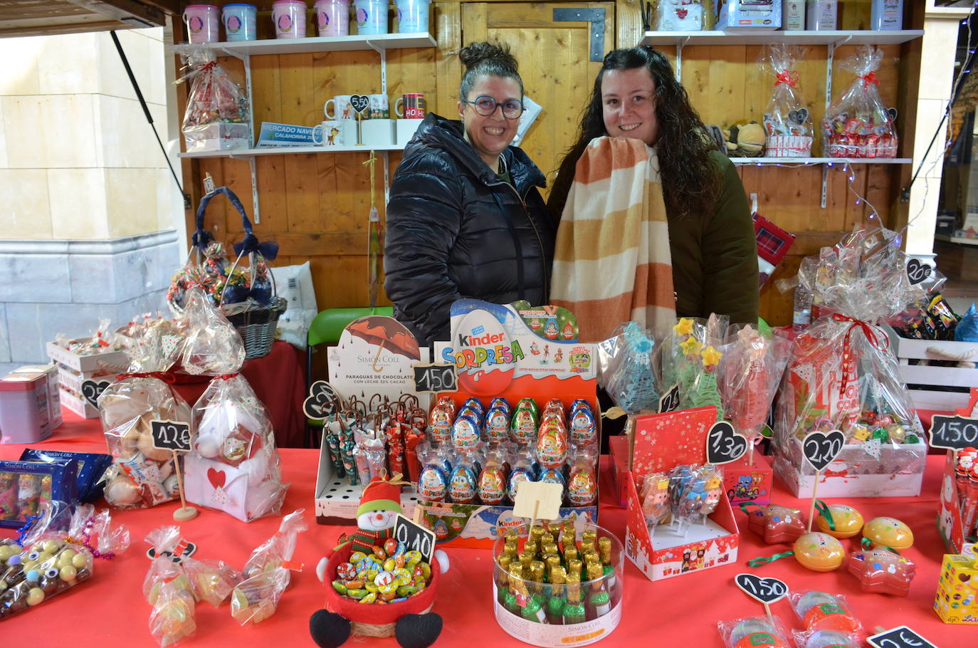 Fotos: Abierto el mercado navideño de Calahorra