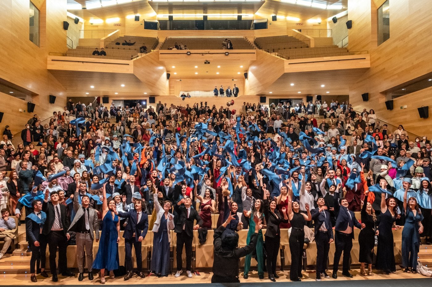 Acto de graduación de la Facultad de Letras y Educación. 