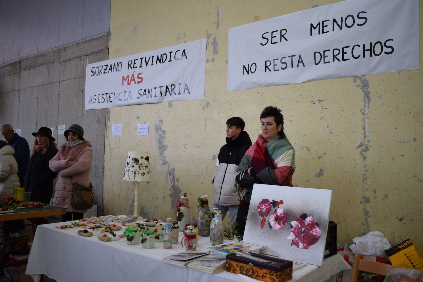 Fotos: Jornada de mercado y visitas al belén, en Sorzano