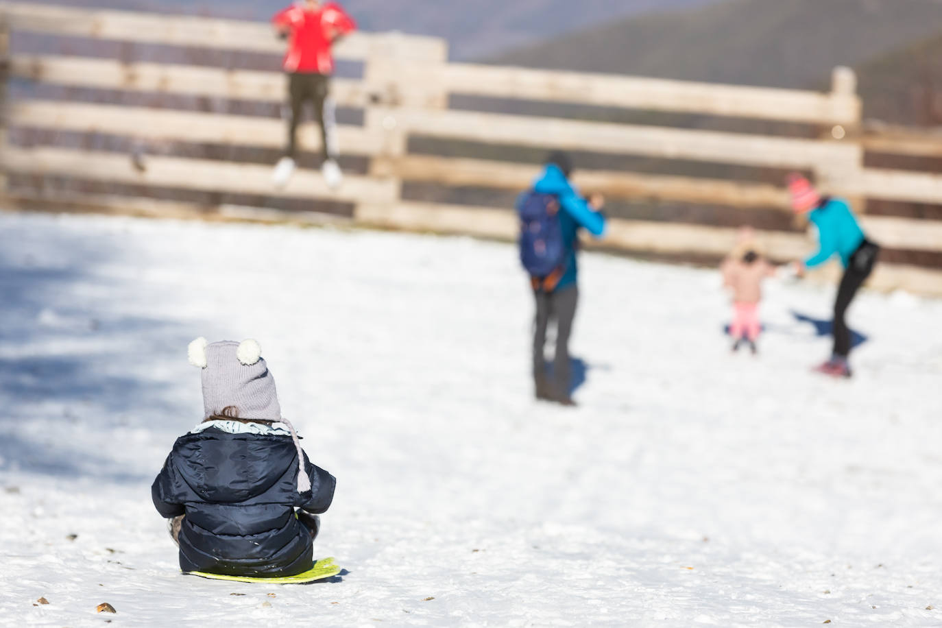 Fotos: Las estampas que dejan el frío y la nieve en La Rioja