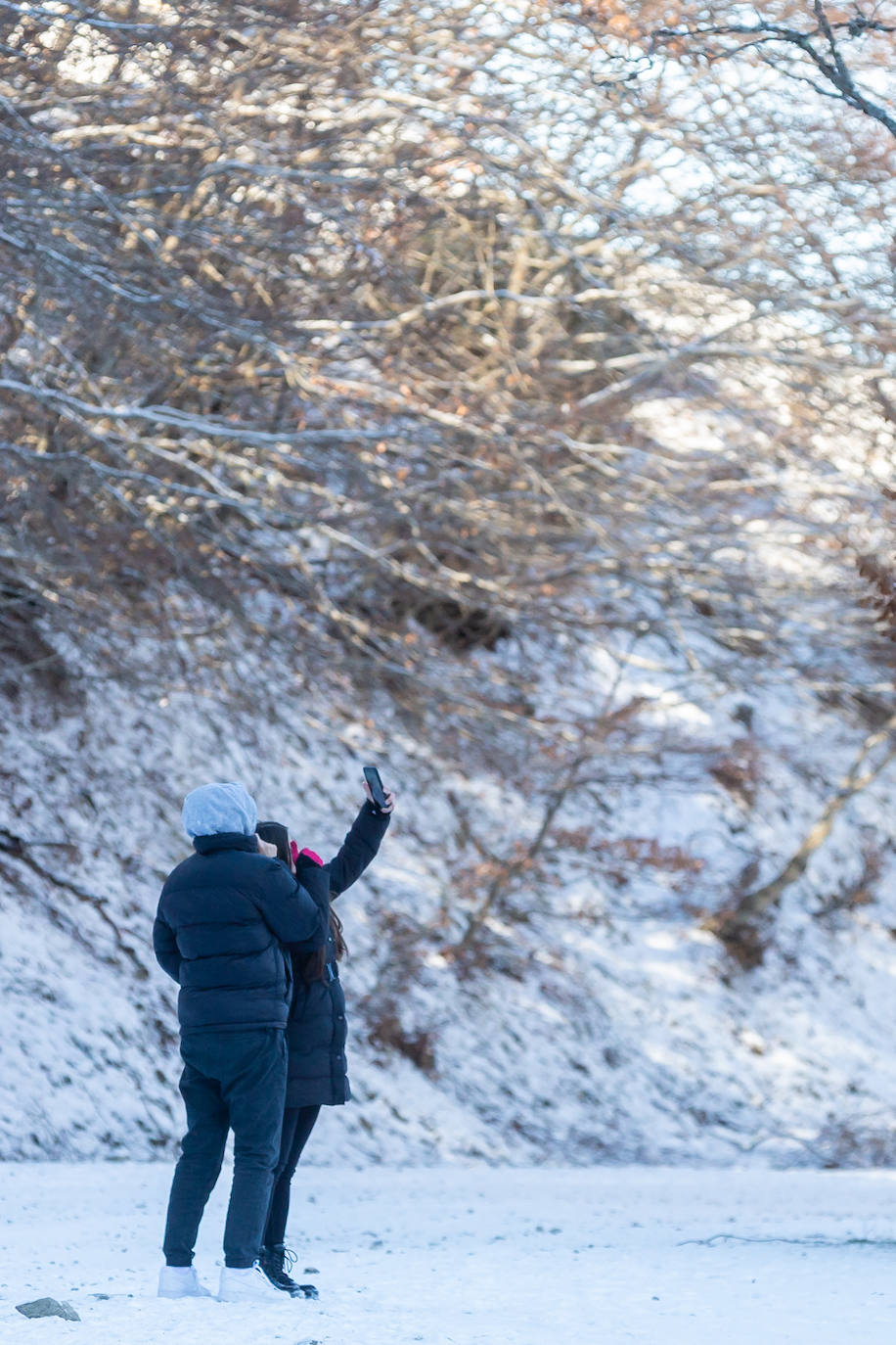 Fotos: Las estampas que dejan el frío y la nieve en La Rioja