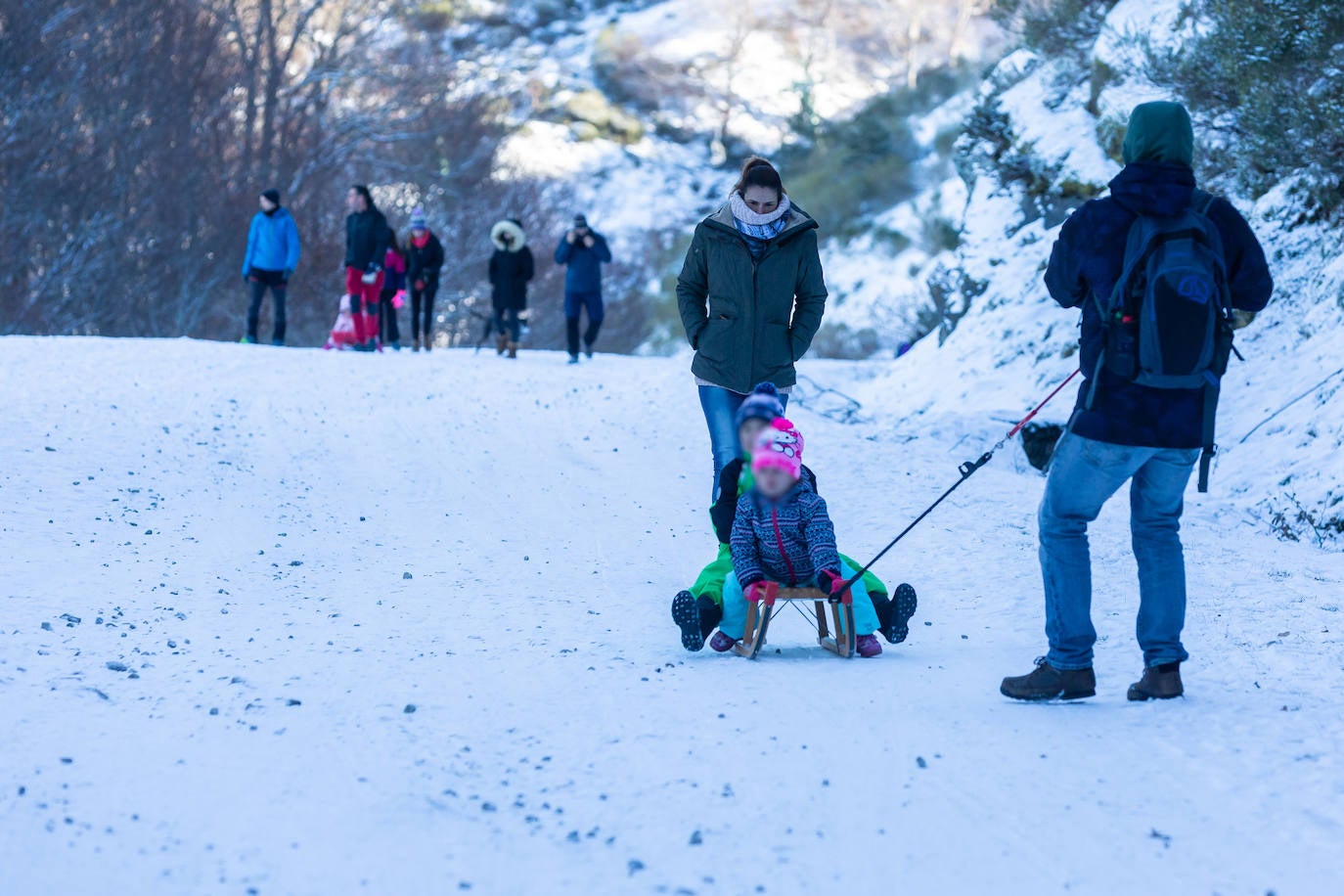 Fotos: Las estampas que dejan el frío y la nieve en La Rioja