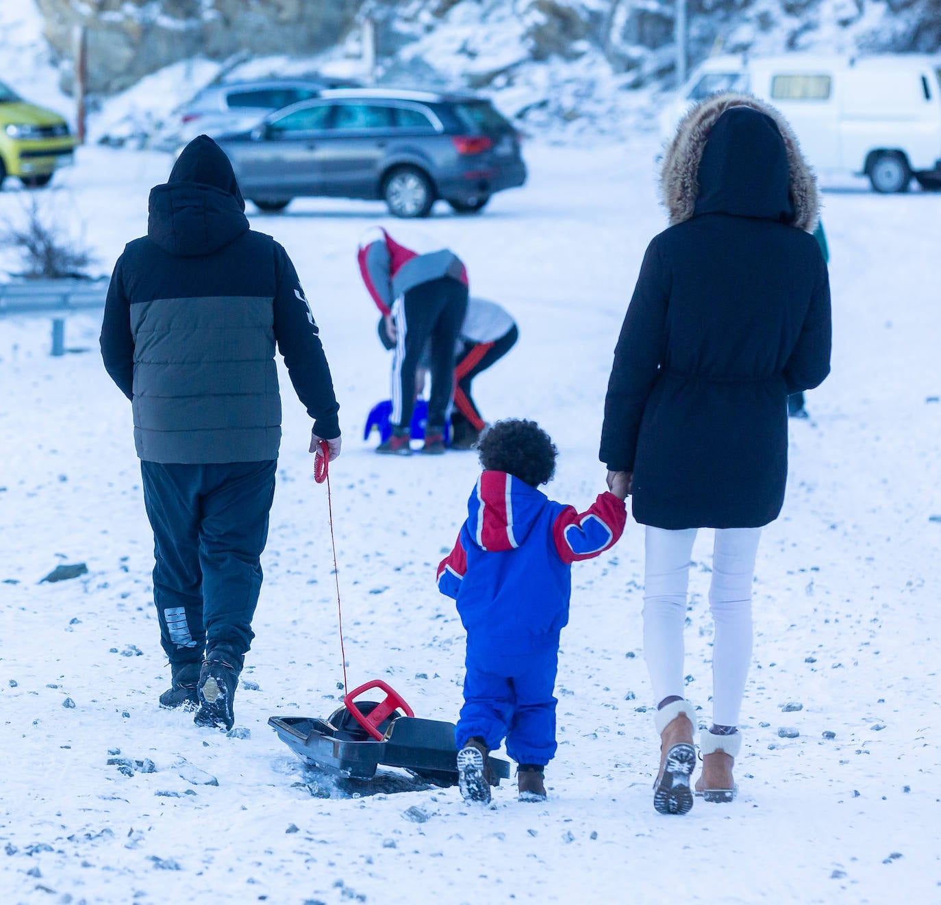 Fotos: Las estampas que dejan el frío y la nieve en La Rioja