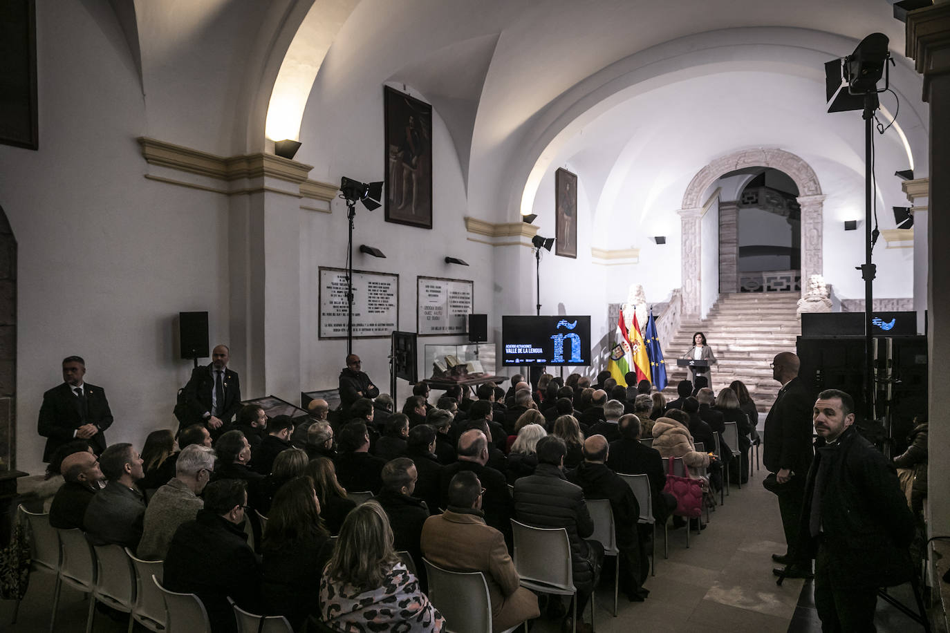 Fotos: Pedro Sánchez, en San Millán y Nájera