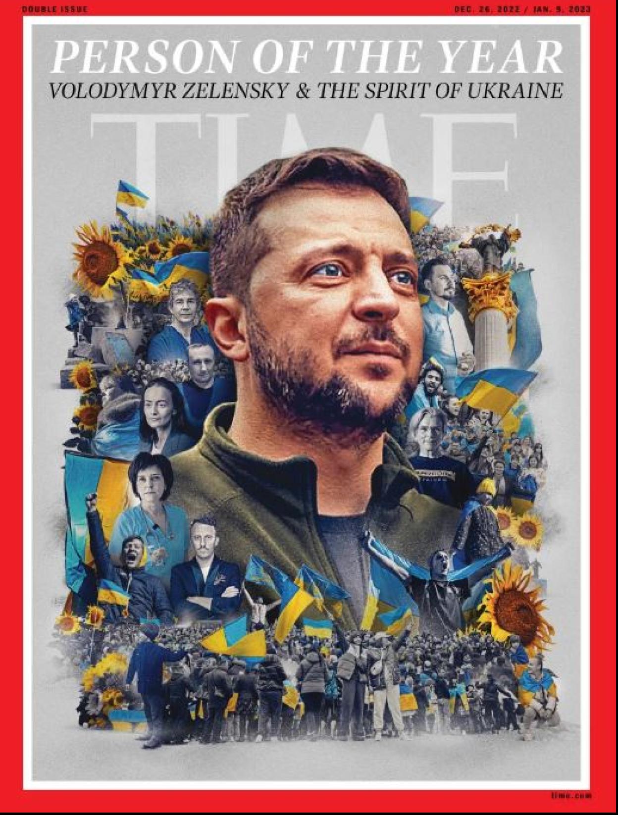 Zelenski, persona del año 2022 para la revista Time