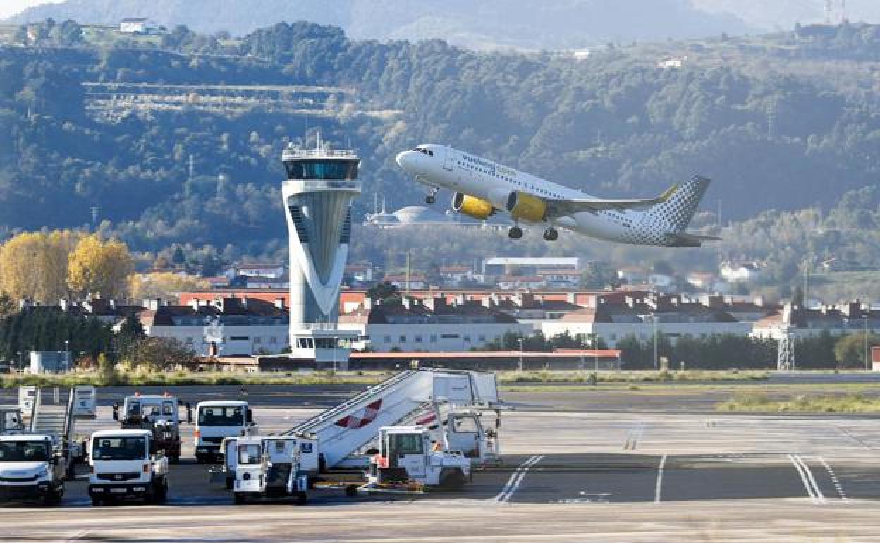 Aeropuerto de Bilbao. 