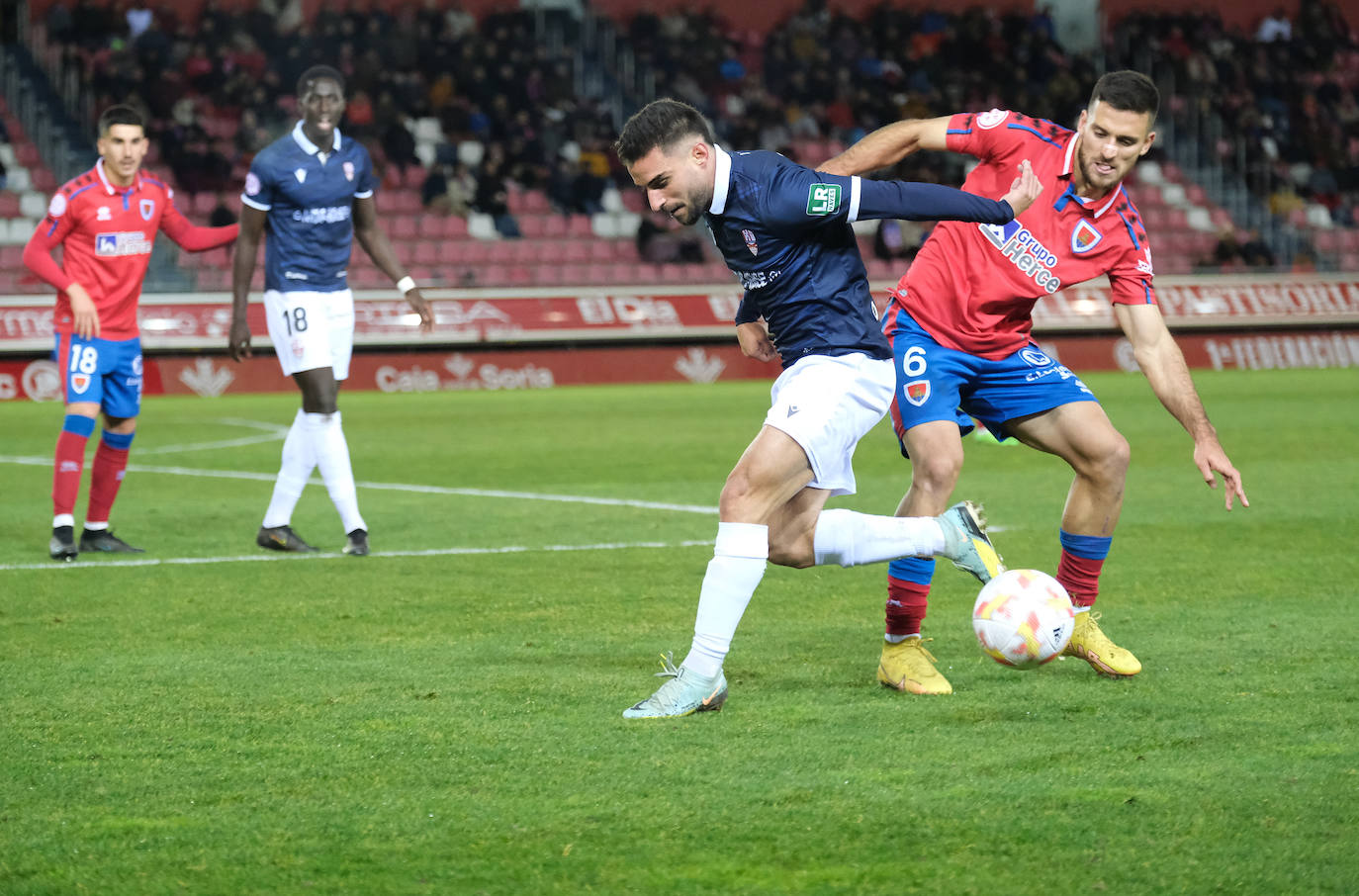 Fotos: El partido de la UD Logroñés frente al Numancia en Los Pajaritos