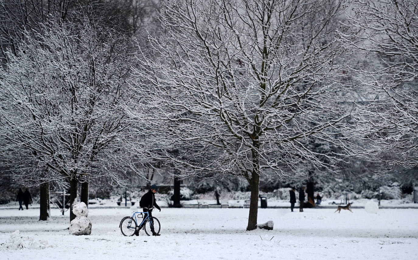 Fotos: Espectacular nevada en Londres