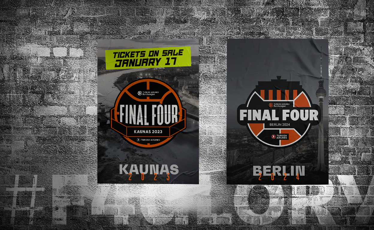 Kaunas y Berlín, sedes de la Final Four en 2023 y 2024. 